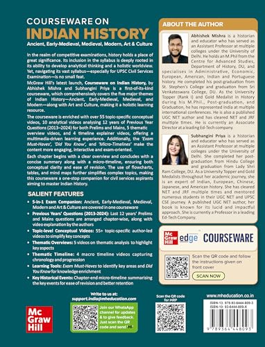 Indian History Courseware (English) for UPSC CSE 2025-26 by Abhishek Mishra and Subhangini Priya | Civil Services Exam – Prelims & Mains | State PSCs/PCS Exams | Chapter-wise 12 Years’ Online Prelims & Mains PYQs (2013–2024) | 75+ Online Author Videos | 5 - Image 13