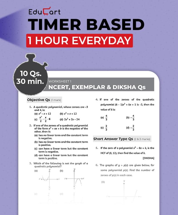 Educart One-shot Mathematics Basic CBSE Class 10 Question Bank 2025-26 on new Syllabus 2026 (Strictly for Boards Exam) - Image 3
