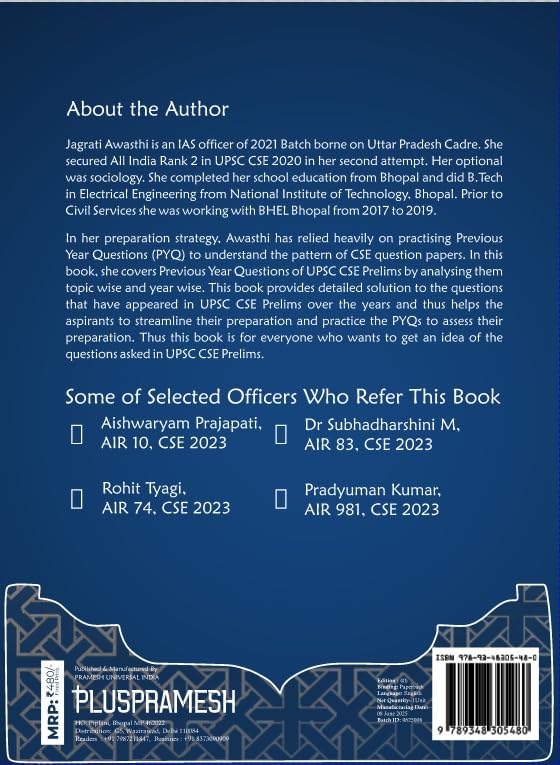 31 Years UPSC Prelims Topic-Wise Previous Year Solved Question Papers in English | Papers 1 & 2 (1995 - 2025) | Includes Decoded Syllabus and 10 Years Mains Unsolved PYQs - Image 5