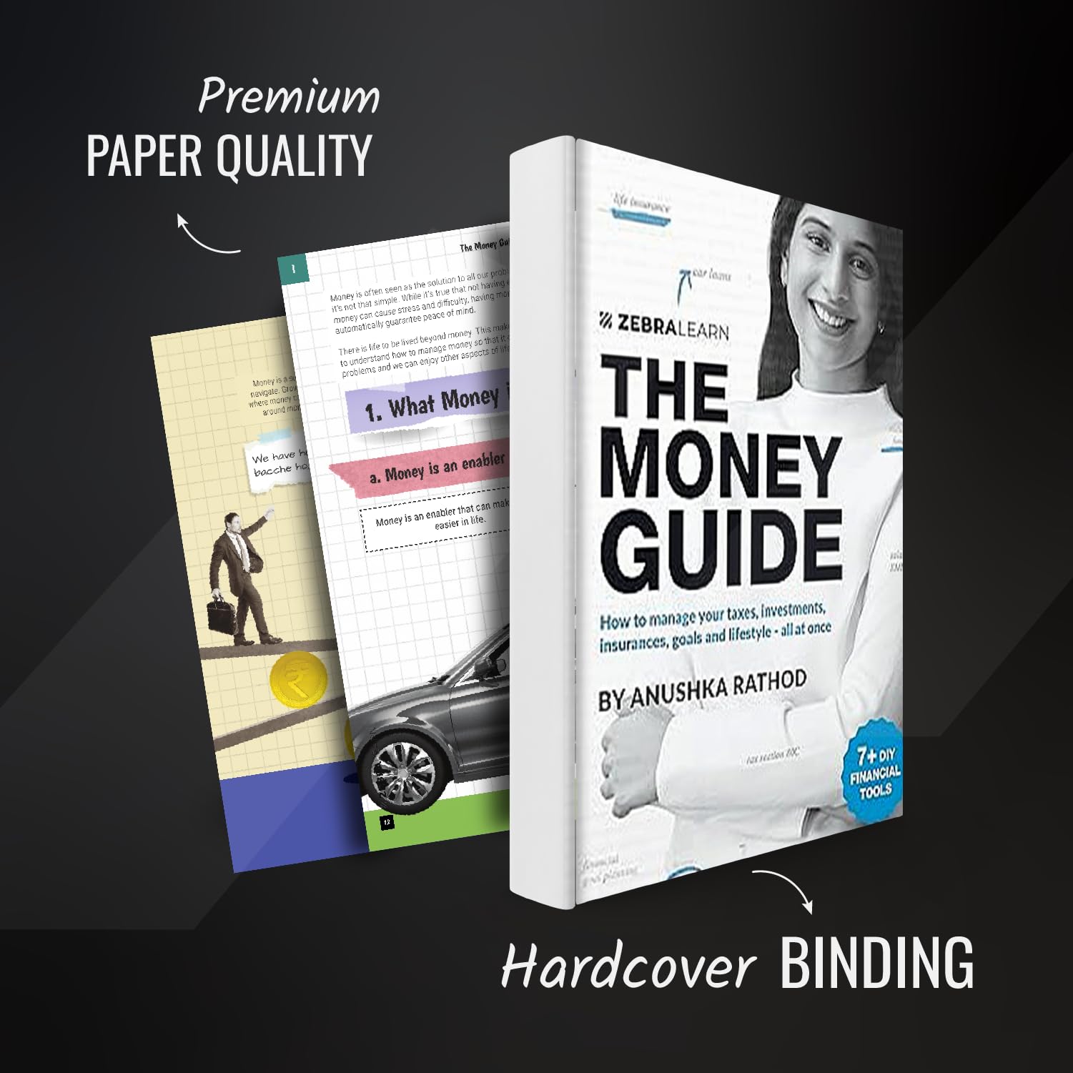 The Money Guide: 7+ DIY Financial Tools, 14 Chapters & 4+ Checklists to Master Taxes, Investments & Lifestyle | Personal Finance Strategies by Anushka Rathod | Zebra Learn Books - Image 3