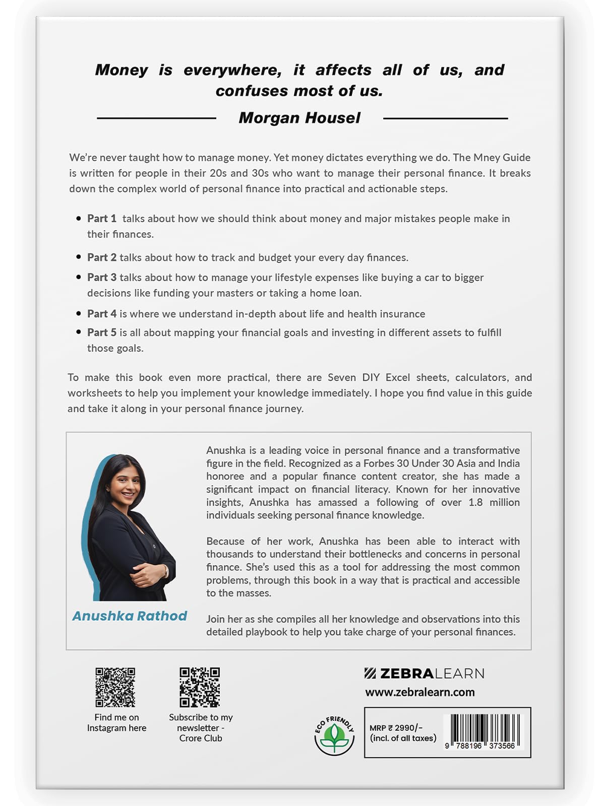 The Money Guide: 7+ DIY Financial Tools, 14 Chapters & 4+ Checklists to Master Taxes, Investments & Lifestyle | Personal Finance Strategies by Anushka Rathod | Zebra Learn Books - Image 8