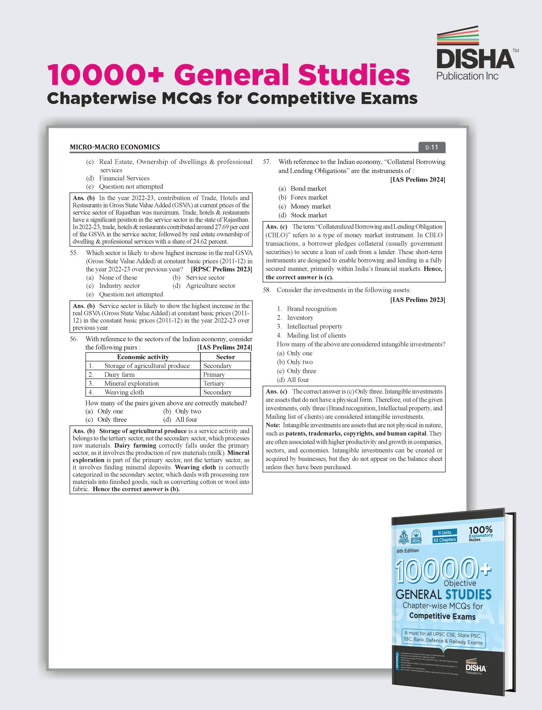 Disha 10000+ Objective General Studies Chapter-wise MCQs for Competitive Exams 6th Edition | Previous Year GS PYQs Question PYQs Bank with 100% Explanatory Notes | General Knowledge & Current Affairs - Image 2