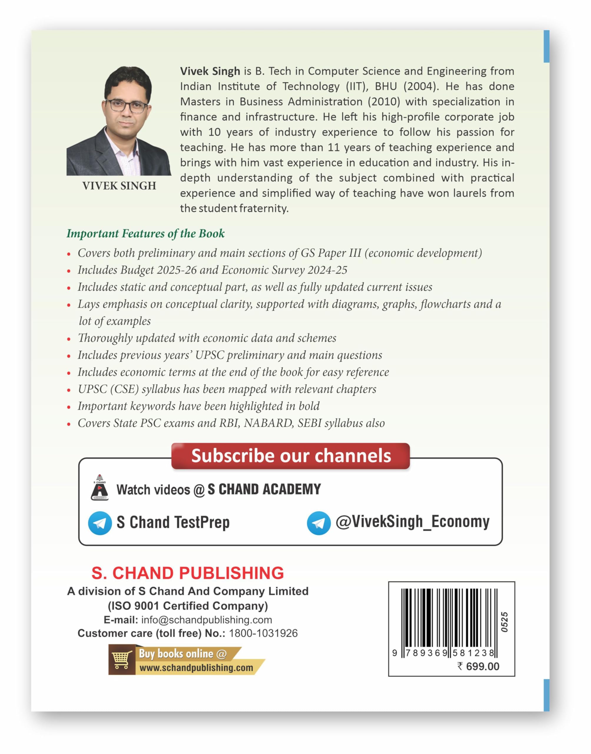 Indian Economy for UPSC CSE Civil Services Exam Book 2025 - 2026 (Prelims + Mains) | 9th Latest Edition | By Vivek Singh | Includes Budget 2025-26 & Economic Survey 2024-25 | GS Paper 3 Economics Development | Diagrams, Graphs, Flowcharts | PYQ Previous Y - Image 9