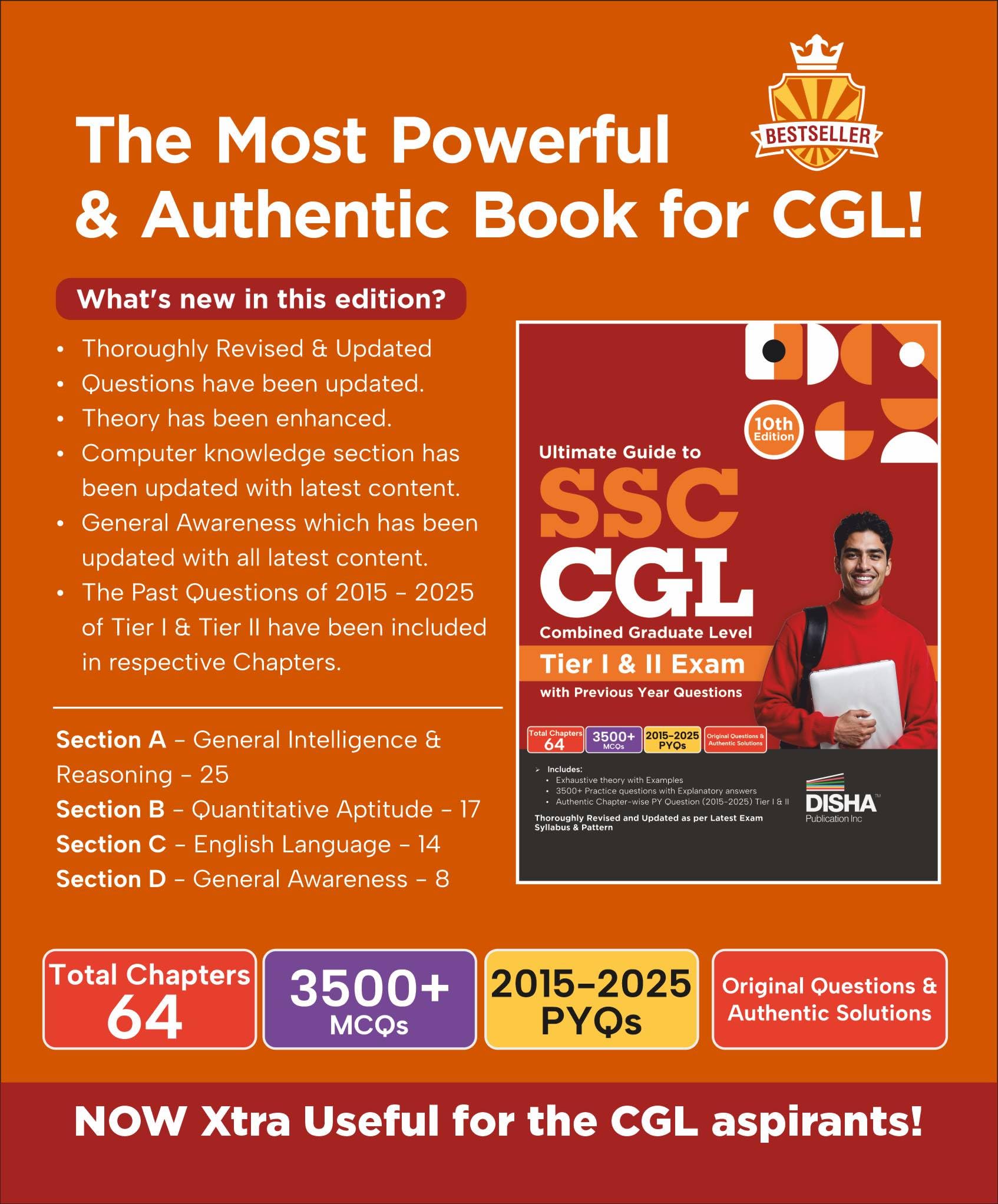 Ultimate Guide to SSC CGL - Combined Graduate Level - Tier I & Tier II Exam with Previous Year Questions 10th Edition | Combined Graduate Level Prelims & Mains| PYQs - Image 8