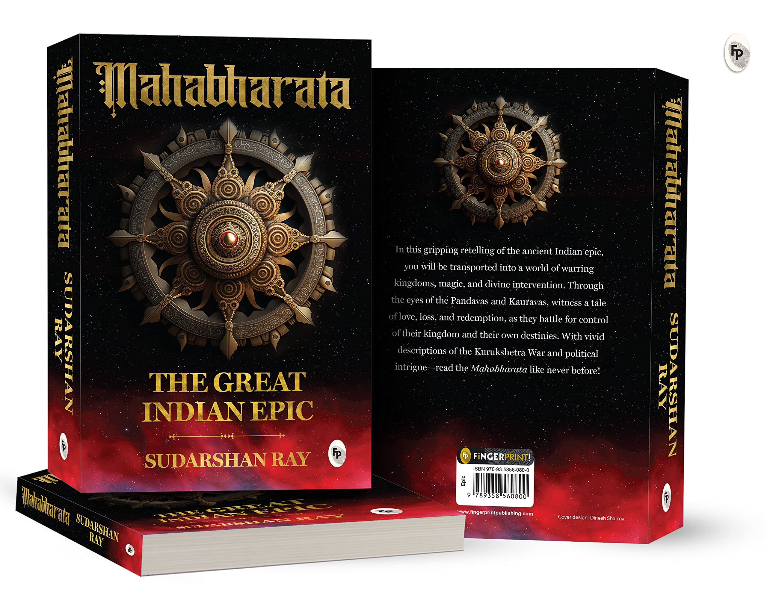 Mahabharata: The Great Indian Epic by Sudarshan Ray - English | Paperback | Book on Ancient Indian Stories about Pandavas and Kauravas | Kurukshetra War | Greatest Epic of India - Image 3