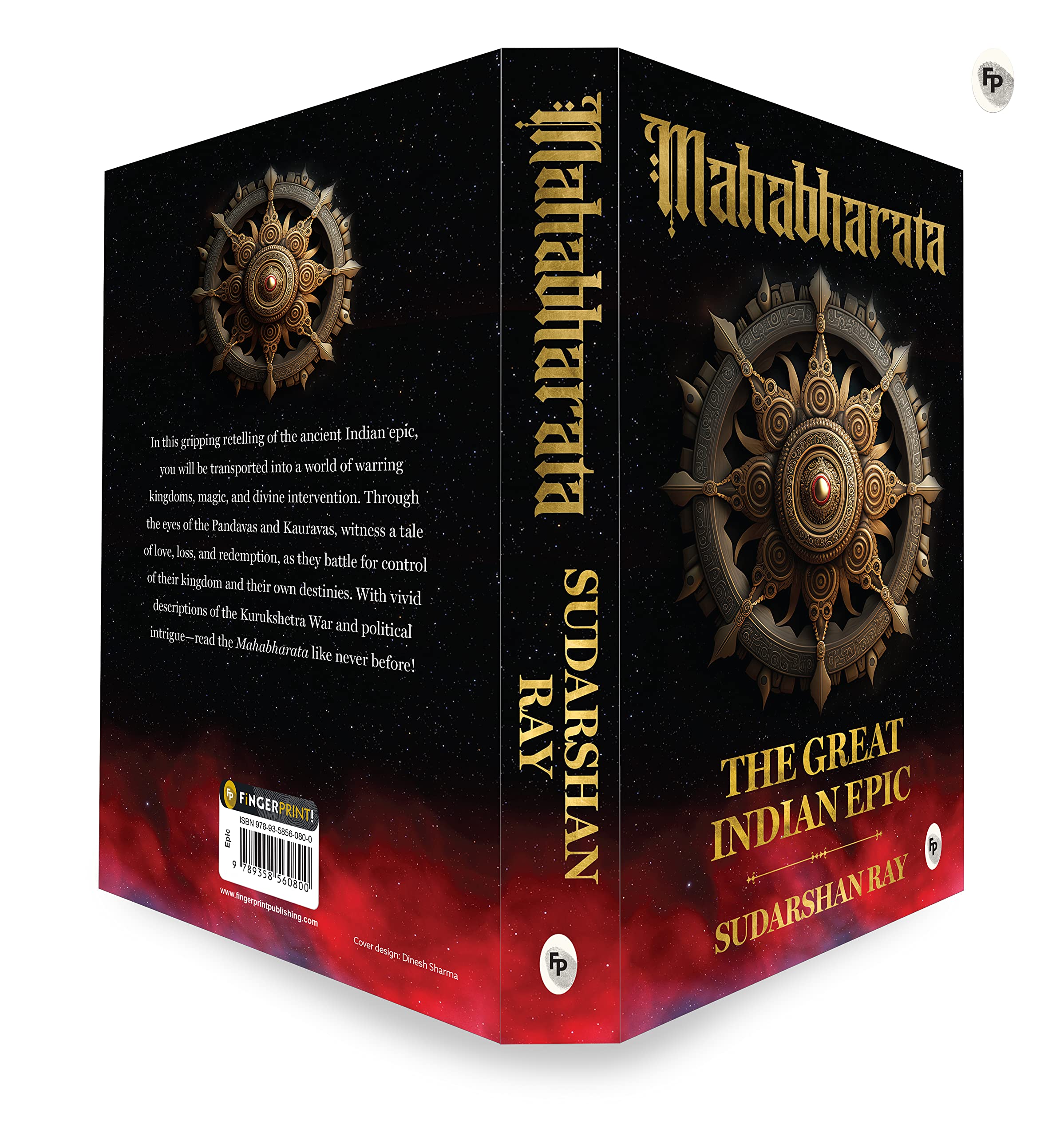 Mahabharata: The Great Indian Epic by Sudarshan Ray - English | Paperback | Book on Ancient Indian Stories about Pandavas and Kauravas | Kurukshetra War | Greatest Epic of India - Image 4